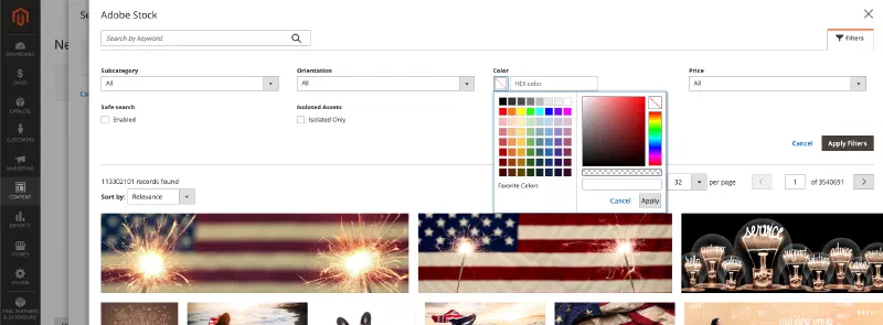 El ColorPicker Ui Component