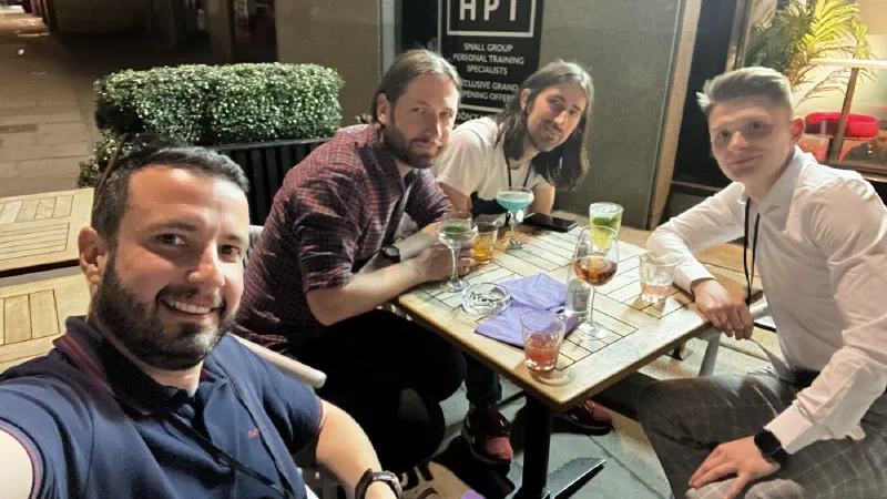 With fellow Magento developers